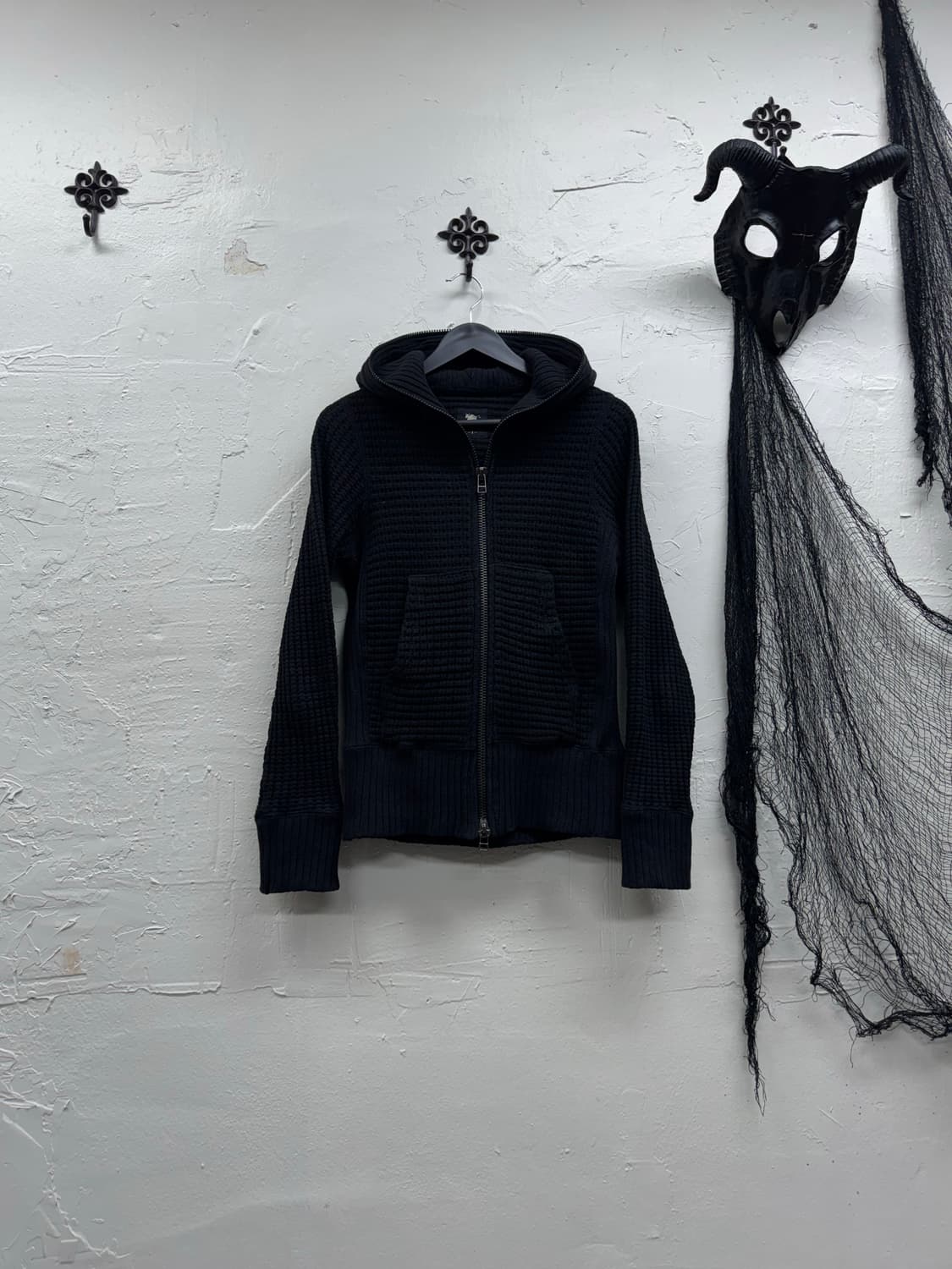 Buffalo bobs 00s ribbed sweat hoodie 상품이미지3