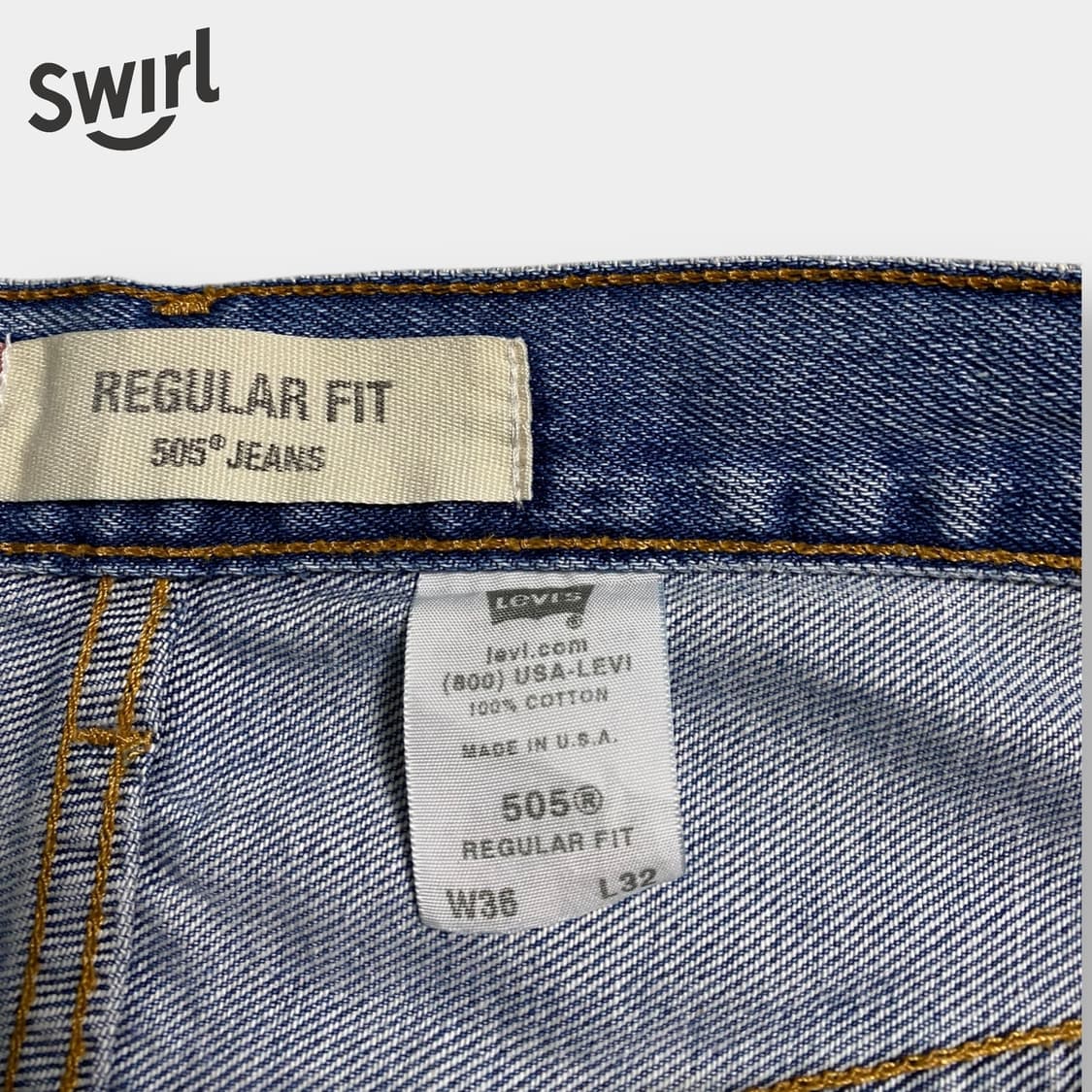 🌊00s USA Levis 505 denim pants 상품이미지6