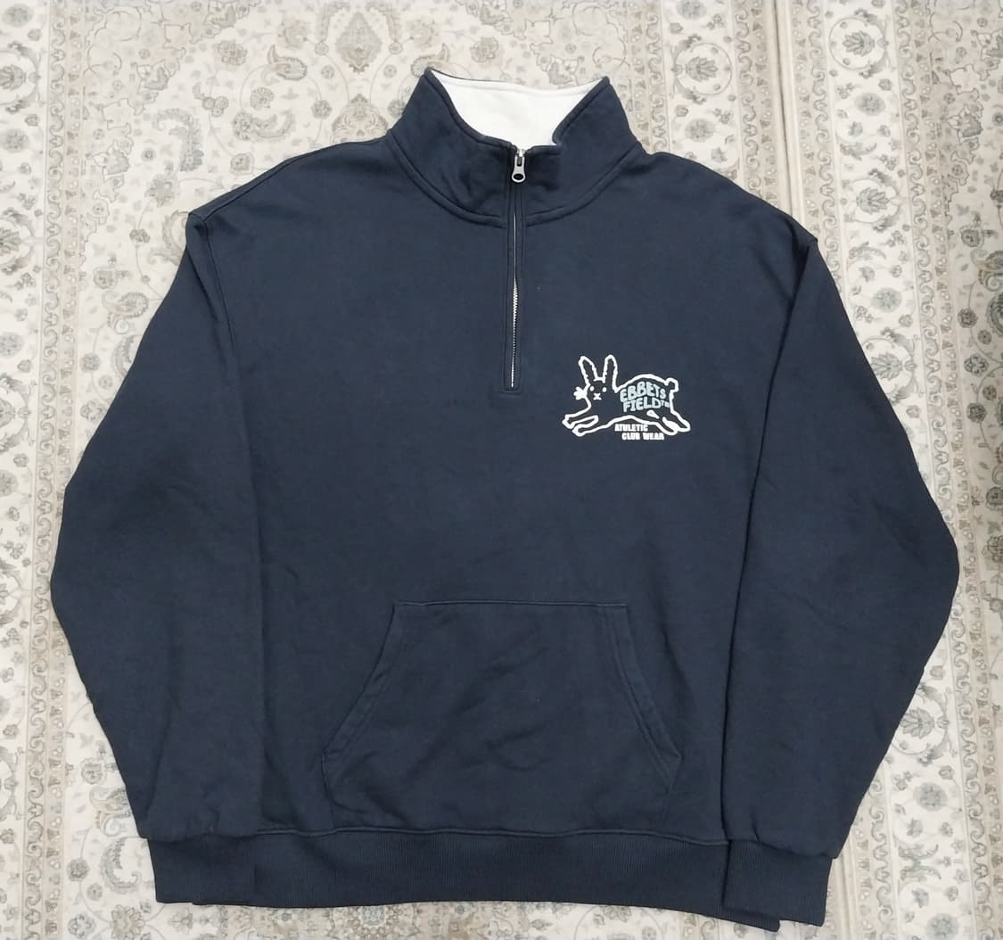 EBBETS FIELD 래빗 하프집업 네이비 M 상품이미지1