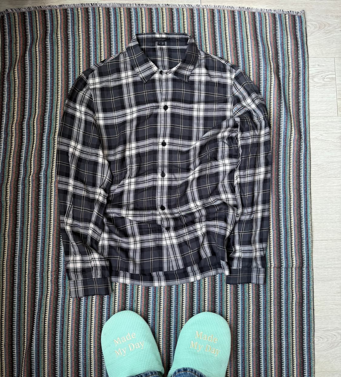 질스튜어트 뉴욕 체크 셔츠 상품이미지3