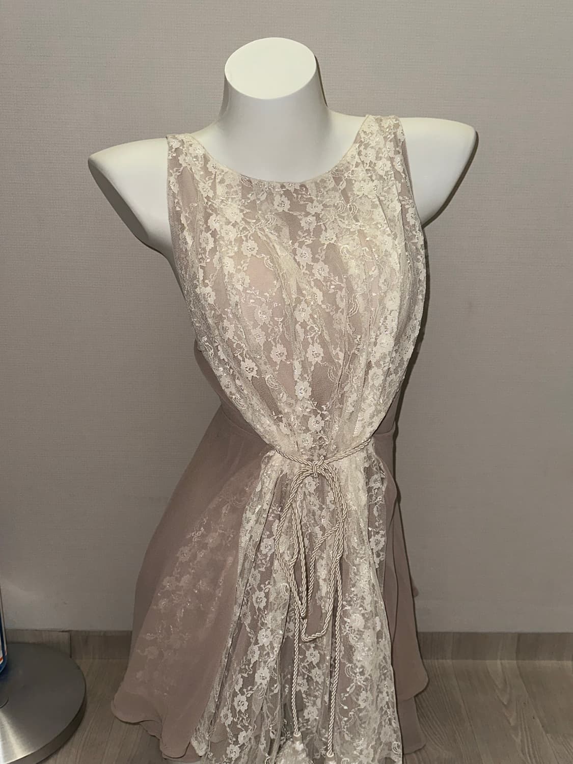 빈티지 페어리코어 레이스 투웨이 원피스 상품이미지3