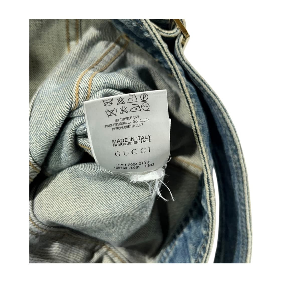 [Gucci] 구찌 뱀부 웨이스트 스트랩 워싱 데님자켓 상품이미지8