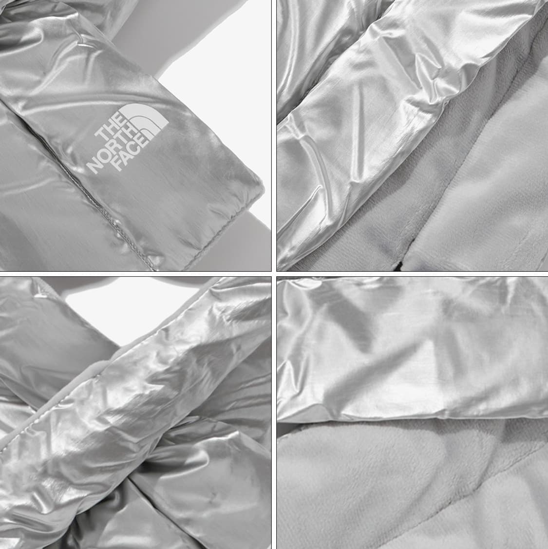 노스페이스 패딩 머플러 NA5IP52T_SIL  상품이미지2