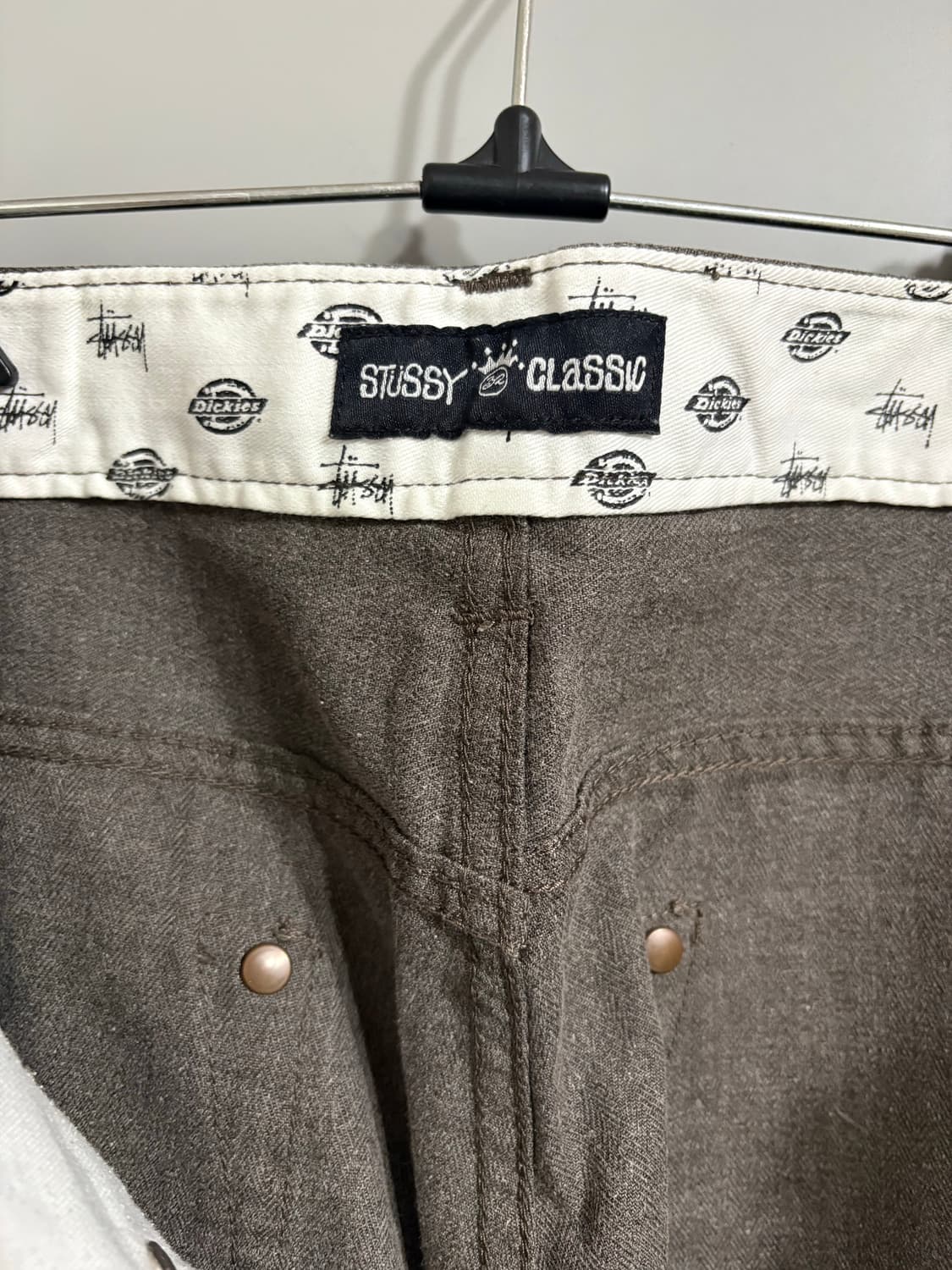 디키즈x스투시 헤링본 팬츠 상품이미지3