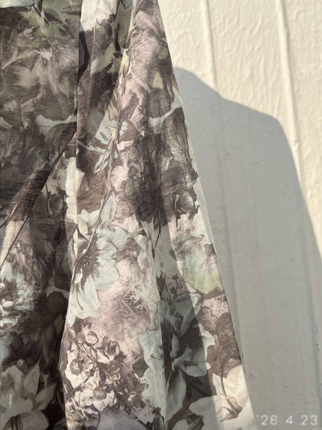 Floral Jade Top 플로럴 옥색 셔츠 상품이미지4