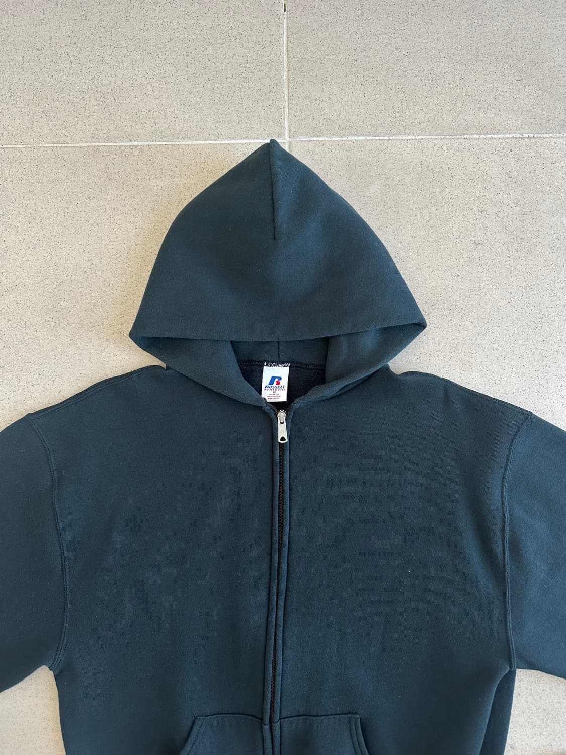 00s 빈티지 러셀 후드집업 그린 M 상품이미지4