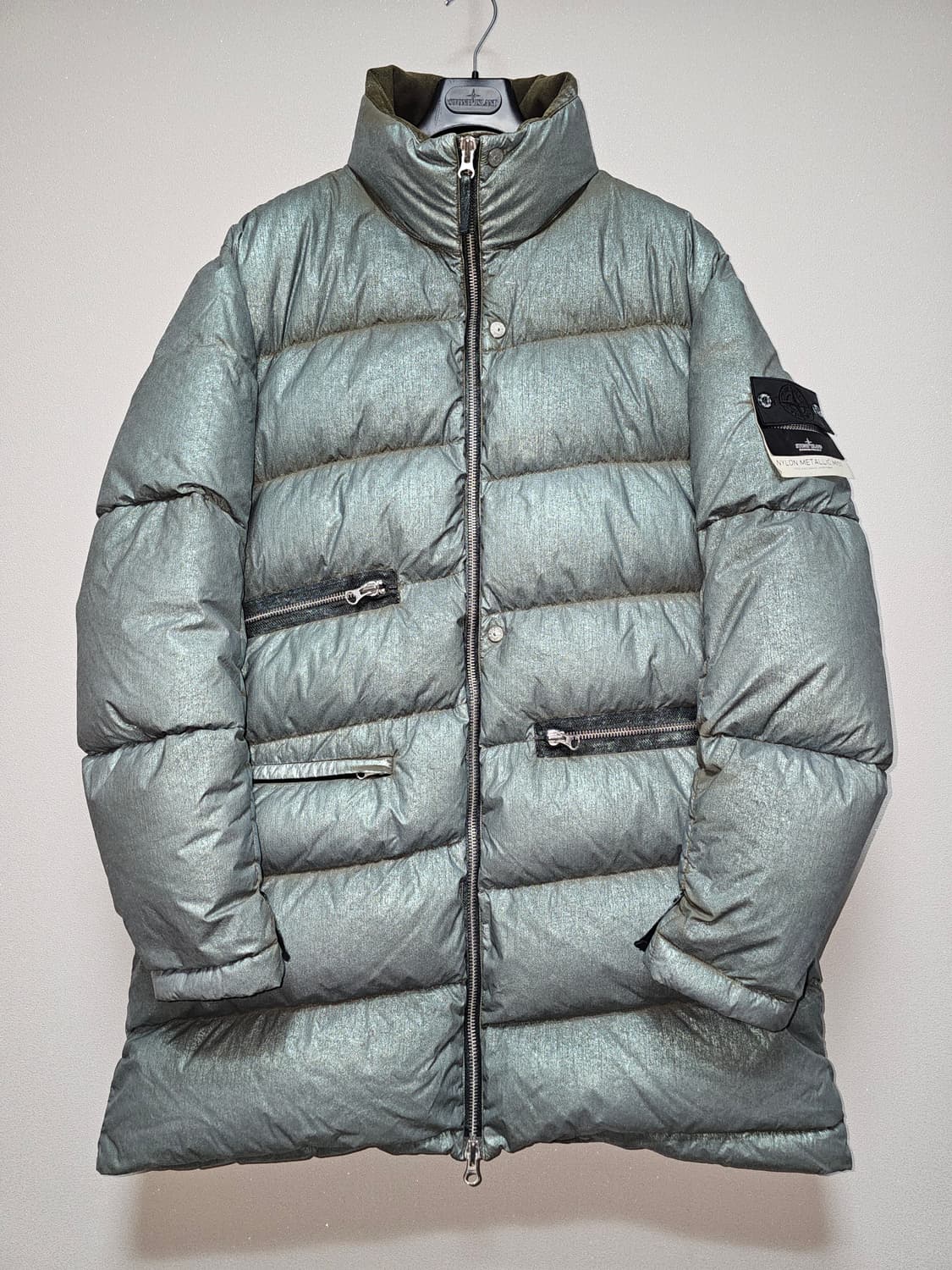 스톤아일랜드 쉐도우프로젝트 나일론 메탈릭 미스트 패딩 상품이미지1