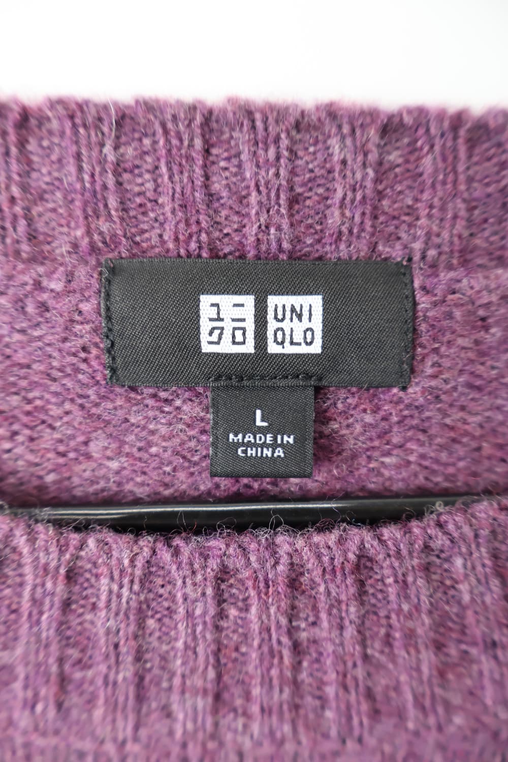 'Uniqlo' Purple Wool Sweaters 상품이미지5