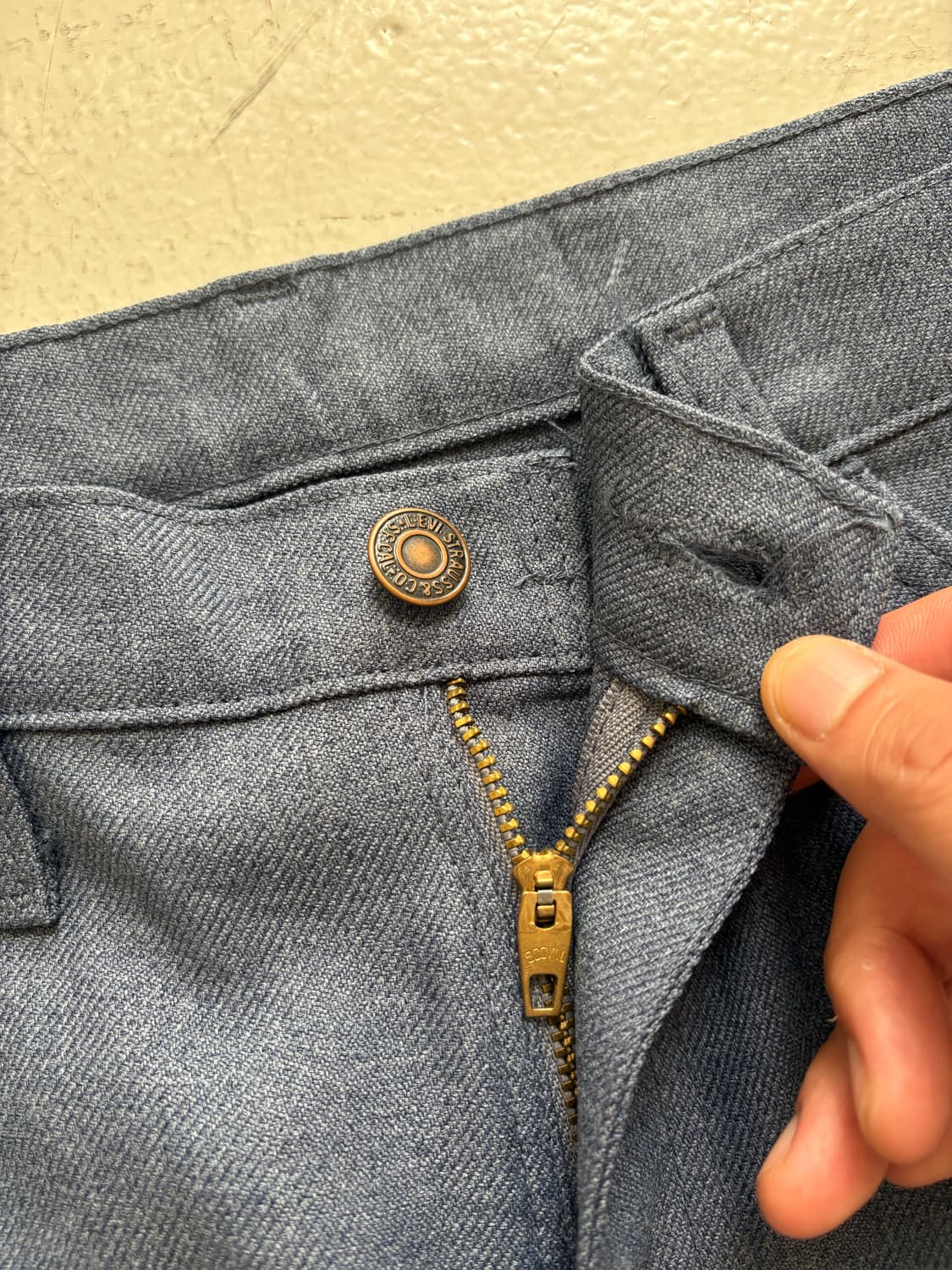 90's  Levi's 517 Sta-Prest Mechanic Pant 상품이미지4