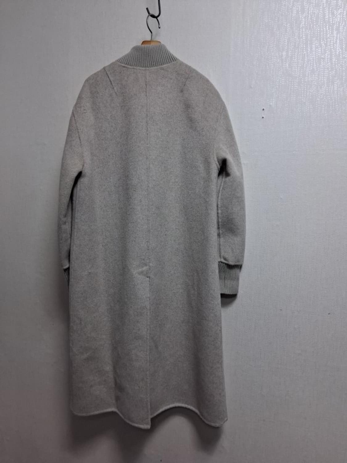 BY BRIDG IT 퀄리티좋은 연베이지 핸드메이드 울코트 라운드 556 상품이미지2