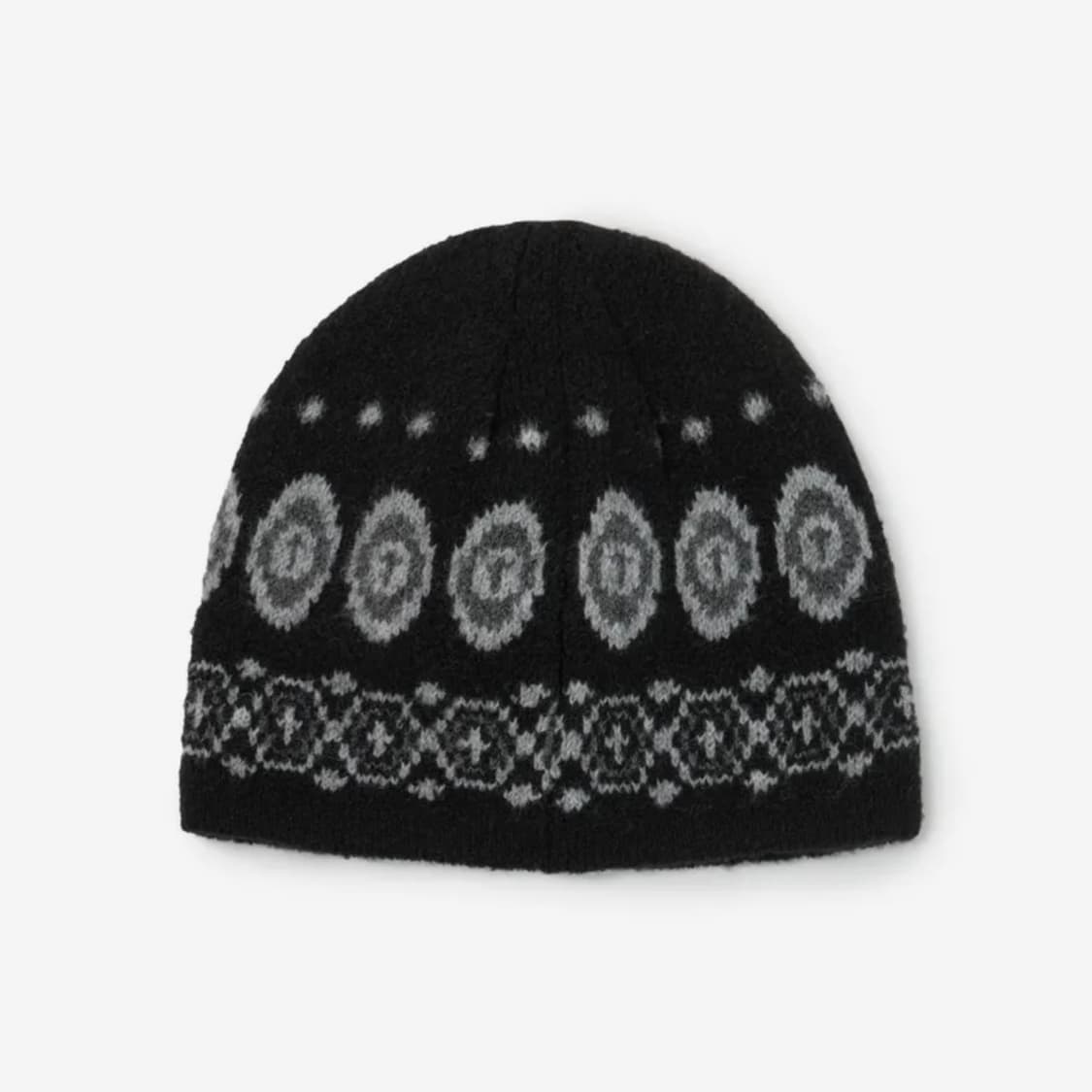NORDIC JACQUARD BEANIE (BLACK) 상품이미지1
