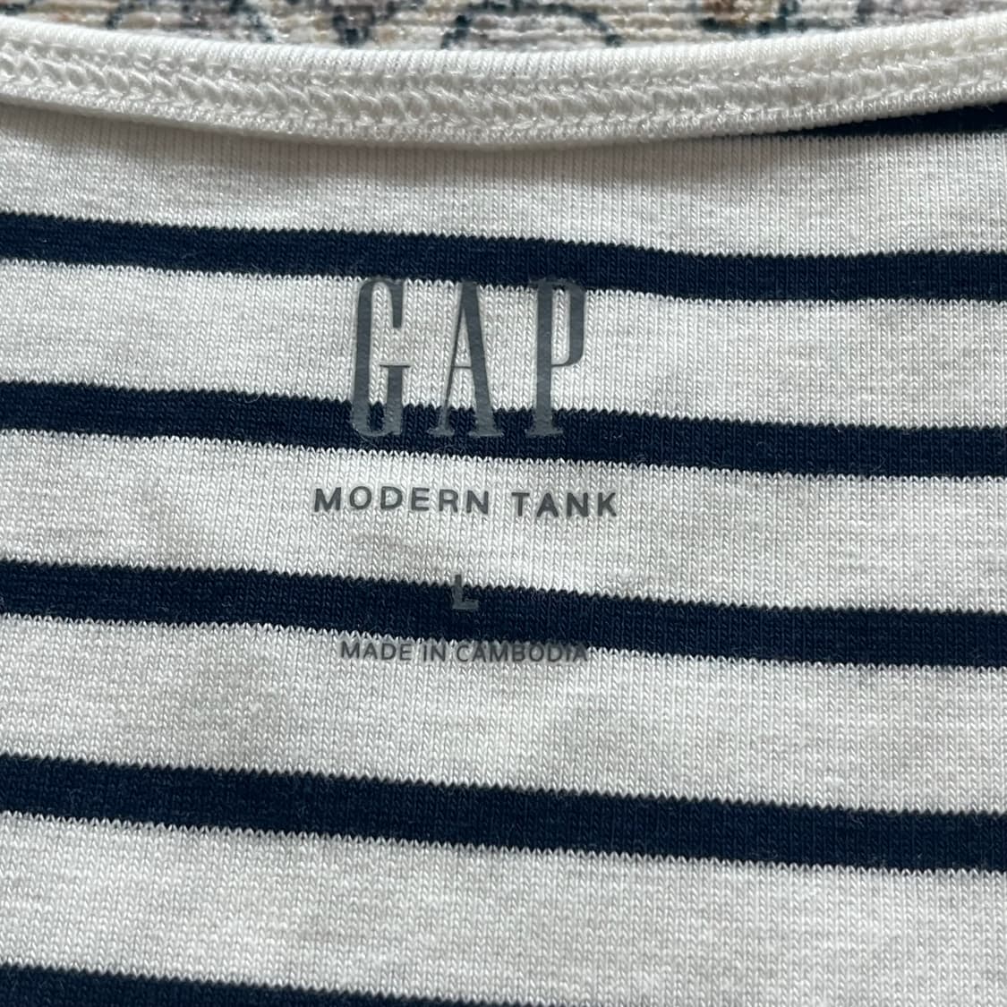 갭 단가라 슬리브리스 탑 상품이미지3