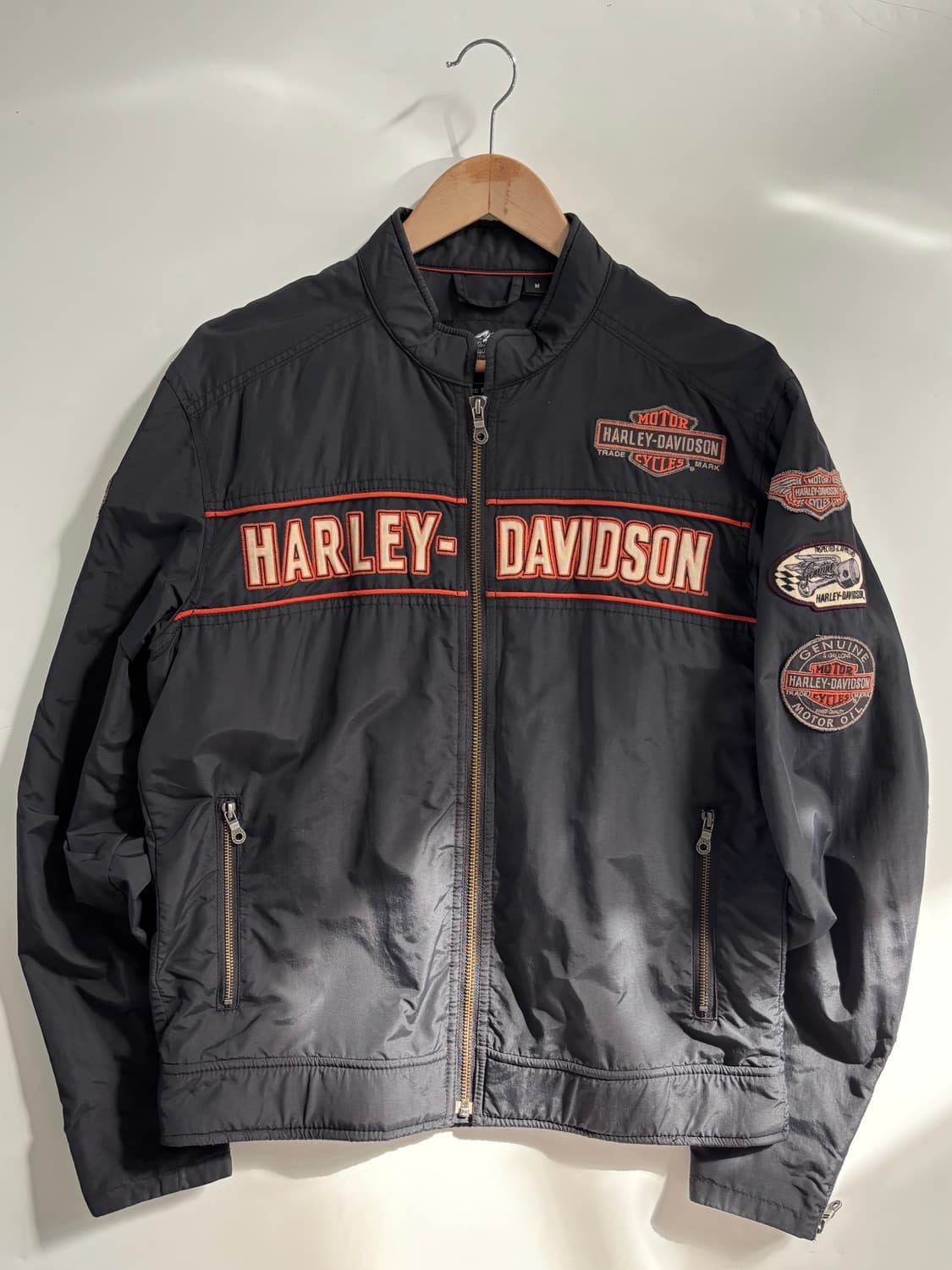 Harley Davidson 할리데이비슨 모터사이클 나일론 레이싱 자켓  상품이미지5