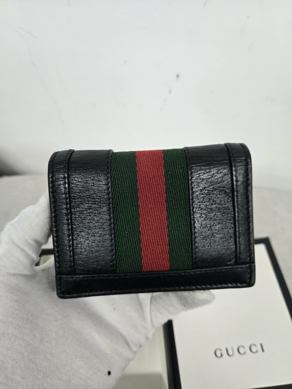 [보증서 정품]구찌 블랙 오피디아 반지갑 상품이미지2