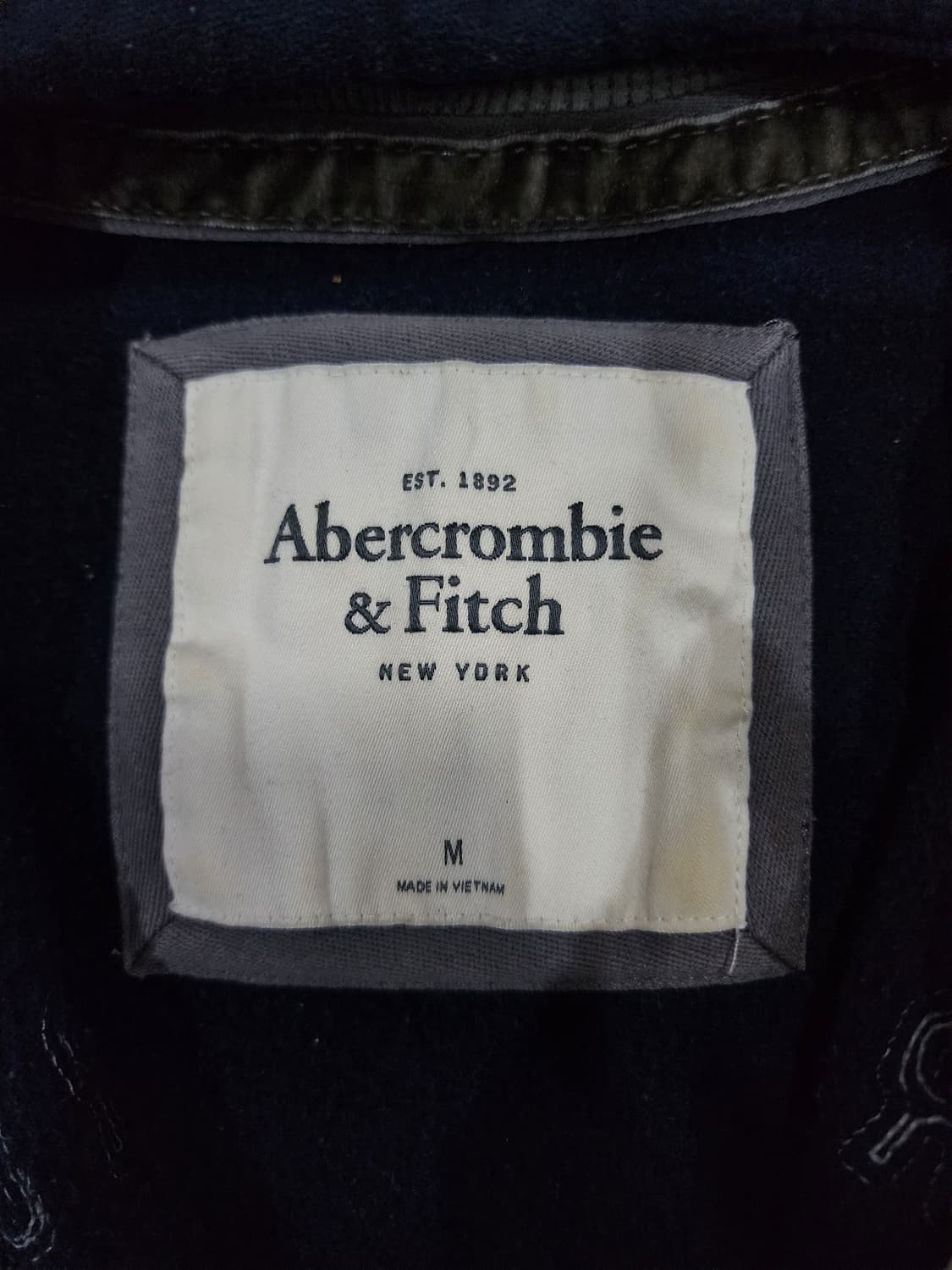 아베크롬비 앤 피치 스펠아웃 로고 Y2K 후드집업 M 상품이미지6