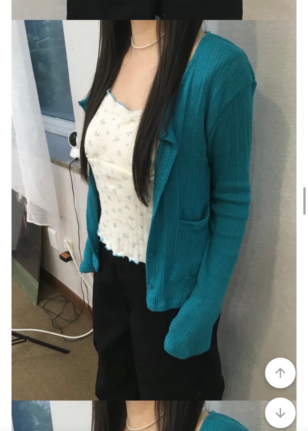 펀칭 라운드 썸머 가디건 여름 가디건 상품이미지5