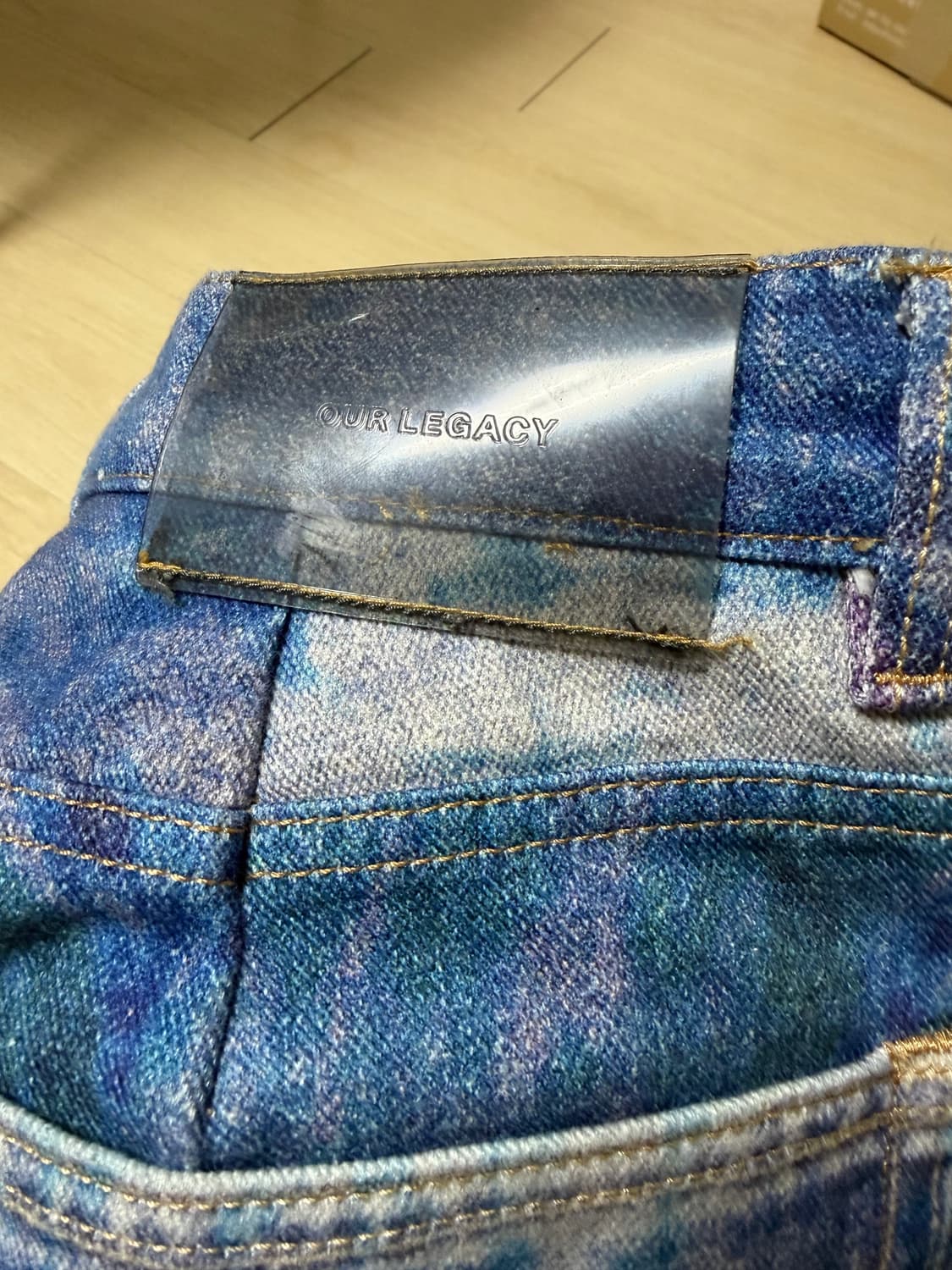 [31] 아워레가시 써드컷 디지털 초크 플라워 데님 상품이미지3