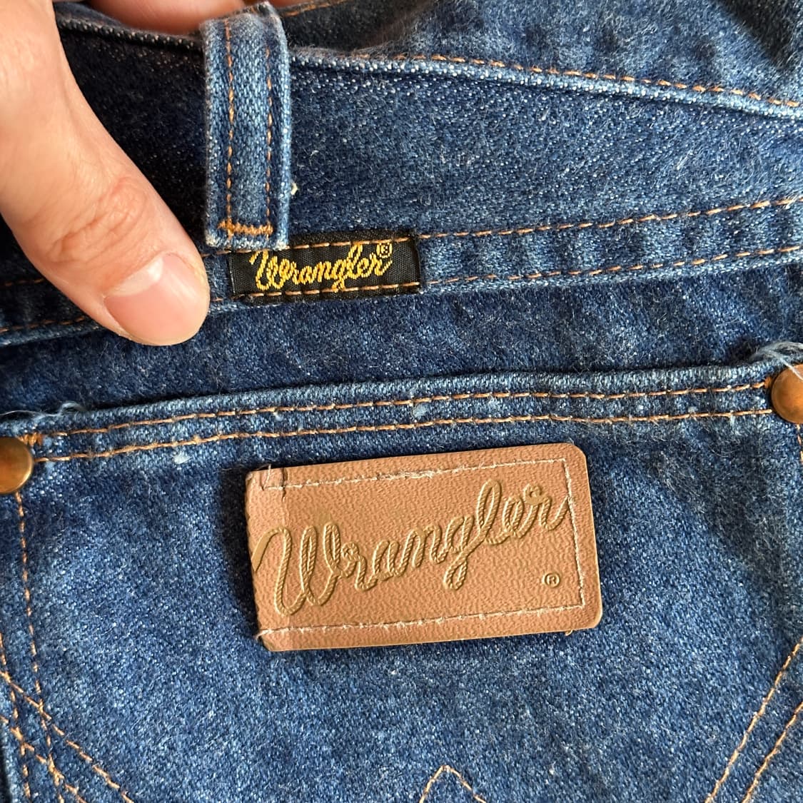 Wrangler usa 13mwz cowboy cut denim 상품이미지5