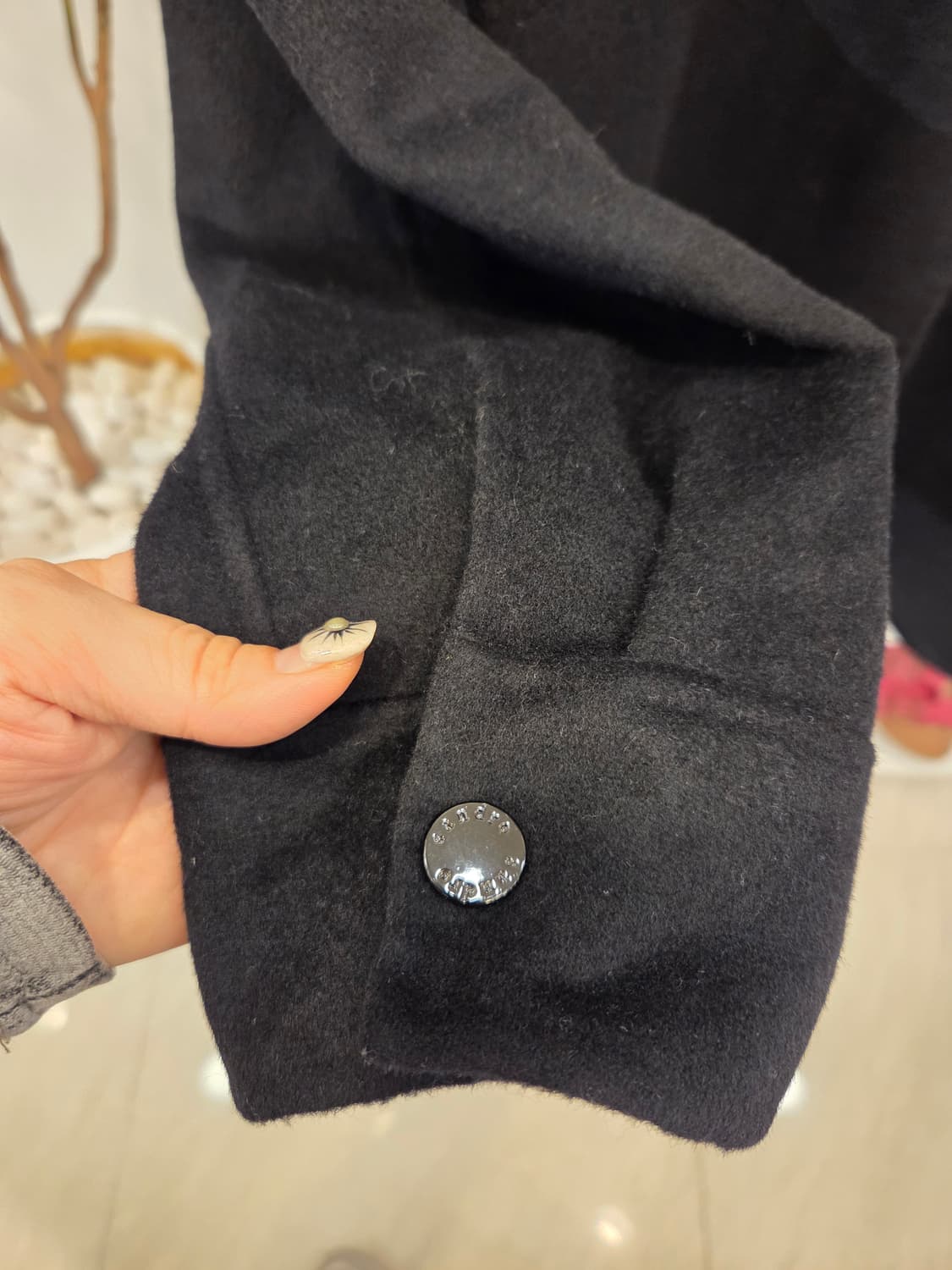 Sandro 산드로 비즈 울 오버핏 셔츠 자켓 상품이미지6