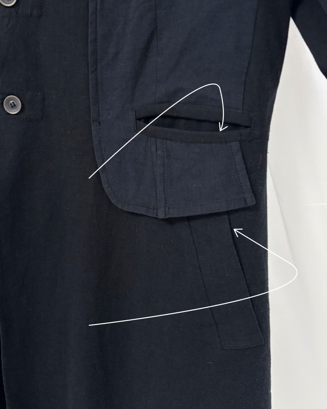 i+mu 도쿄 언발란스 레이어드 롱 자켓 상품이미지6