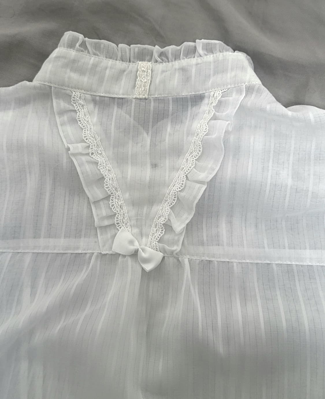 엑시즈팜 레이스 블라우스 상품이미지3