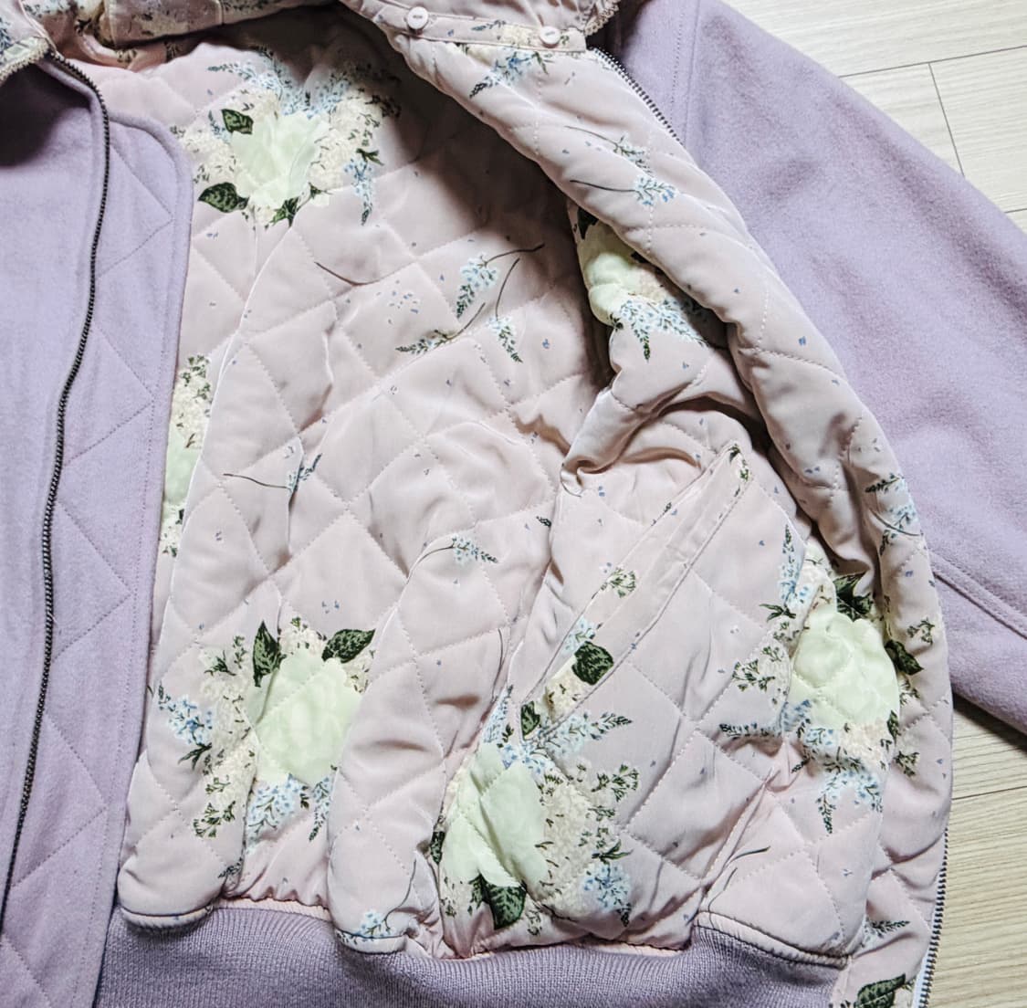 Ketty 자수 리버시블 블루종 상품이미지5