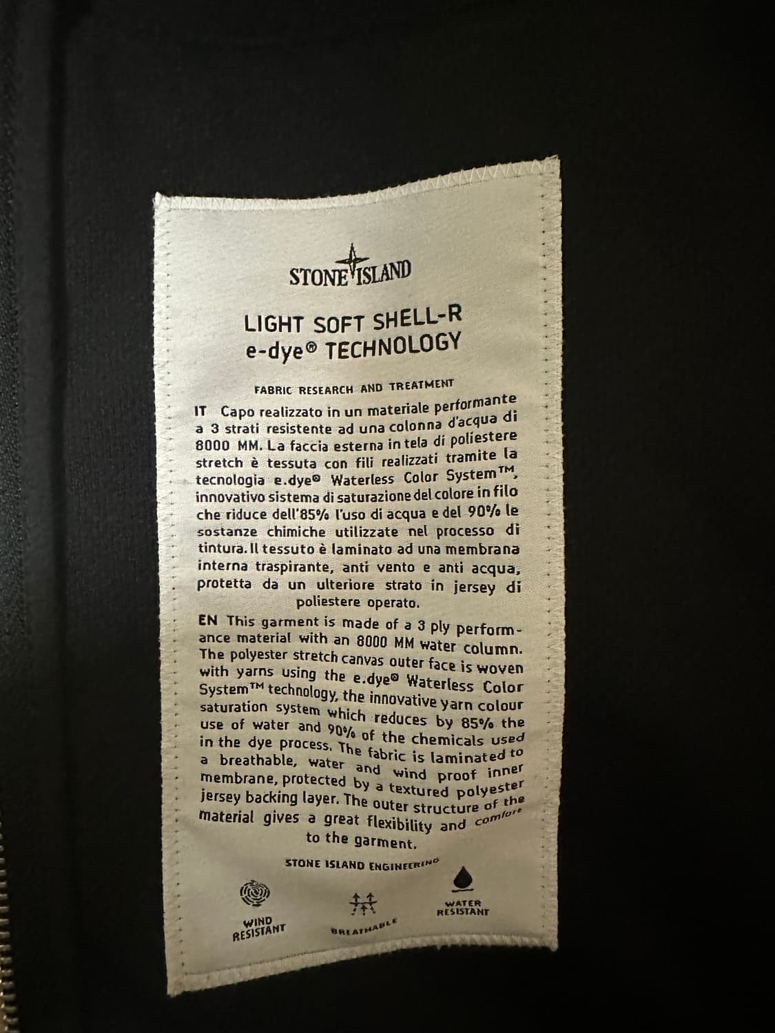 스톤아일랜드 소프트쉘 판매합니다 상품이미지4