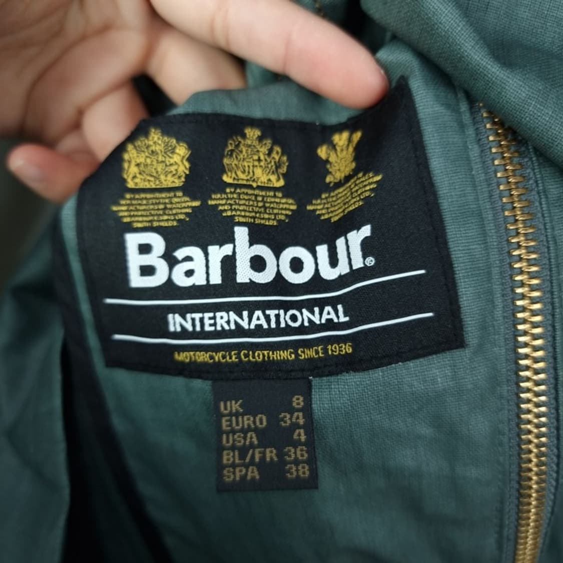 [바버] 인터네셔널 모직 혼방 벨티드 라이더 자켓 P01256 상품이미지9