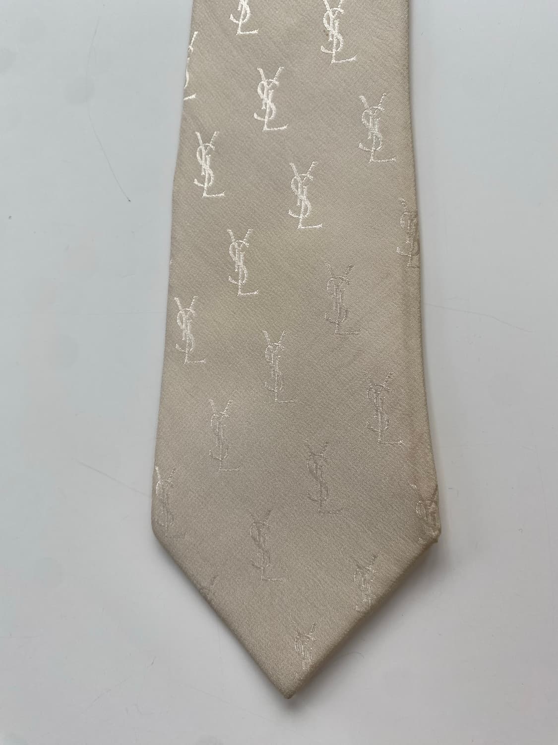 YSL 입생로랑 모노그램 명품 정품 넥타이 7.8cm 상품이미지8
