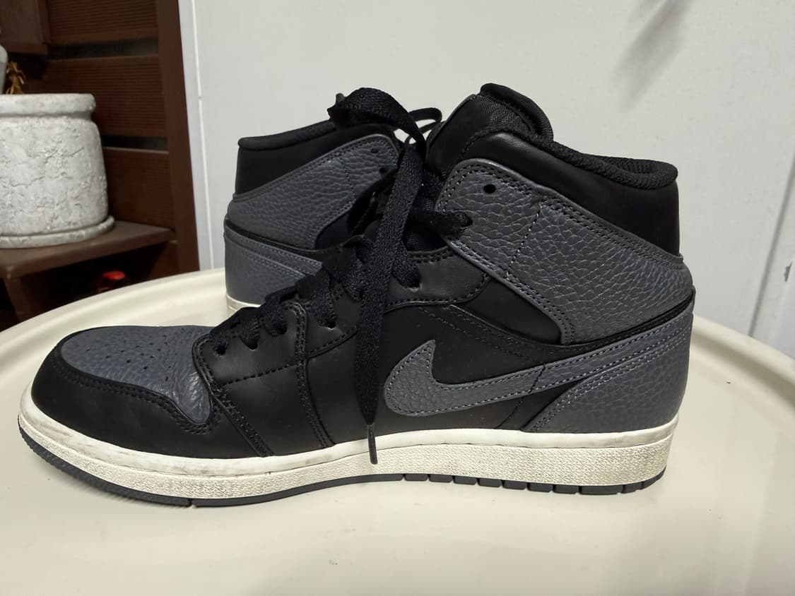 나이키 에어 조던 1 하이 블랙/회색 260mm 상품이미지7