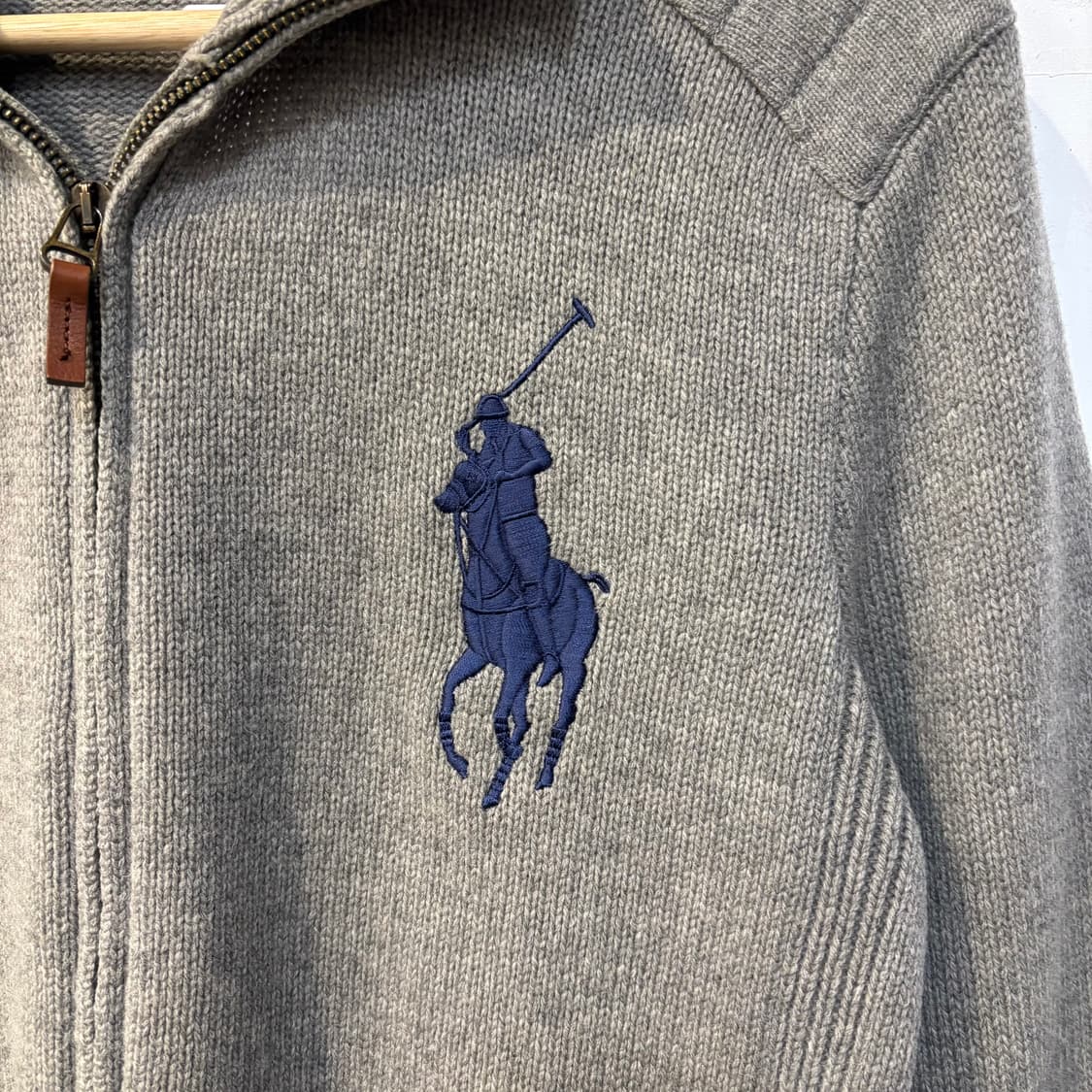 폴로 랄프 로렌 빅포니 니트집업 상품이미지5