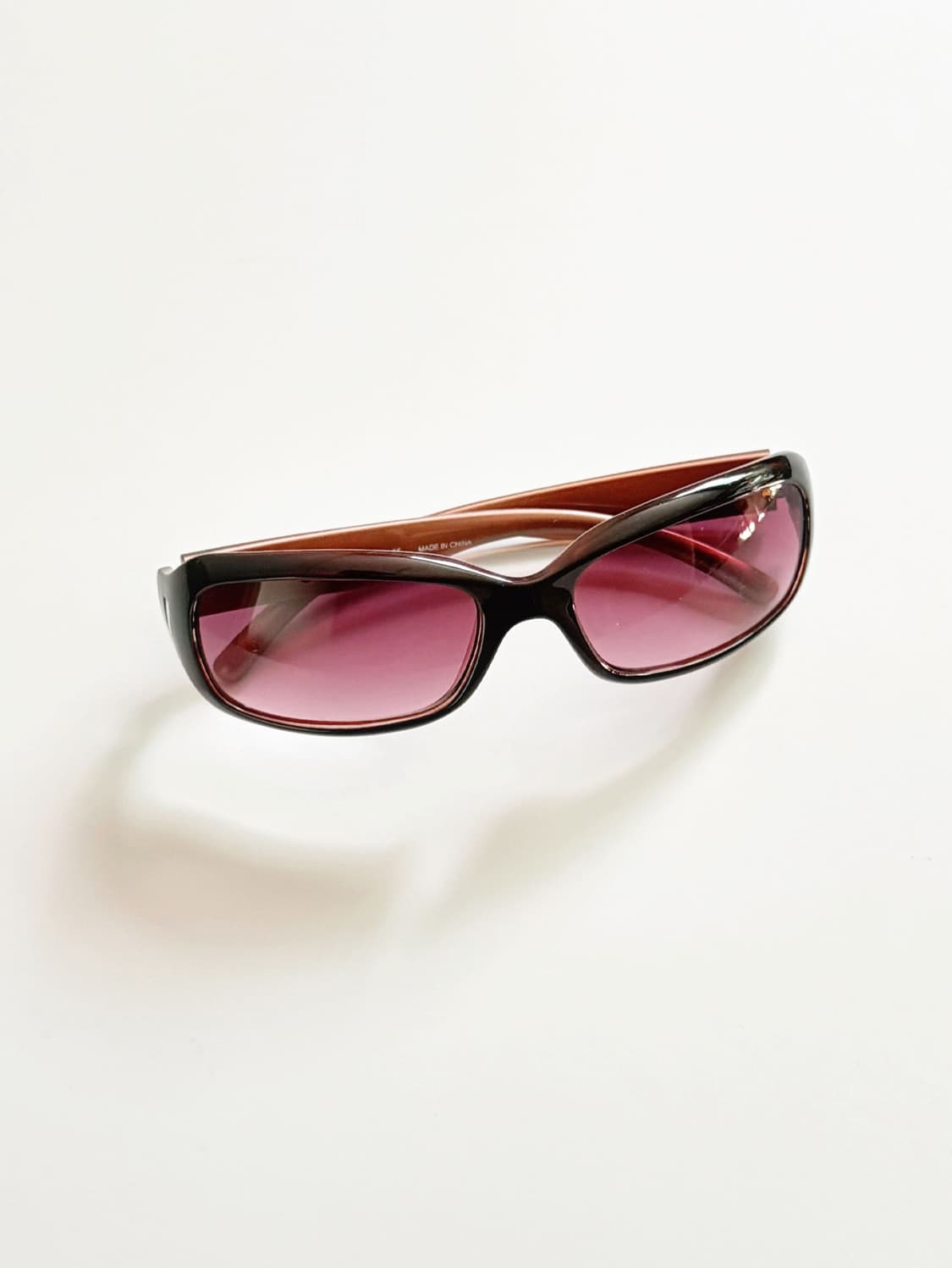 90s ELLE 볼드 스퀘어 그라디언트 틴트 빈티지 선글라스 상품이미지1