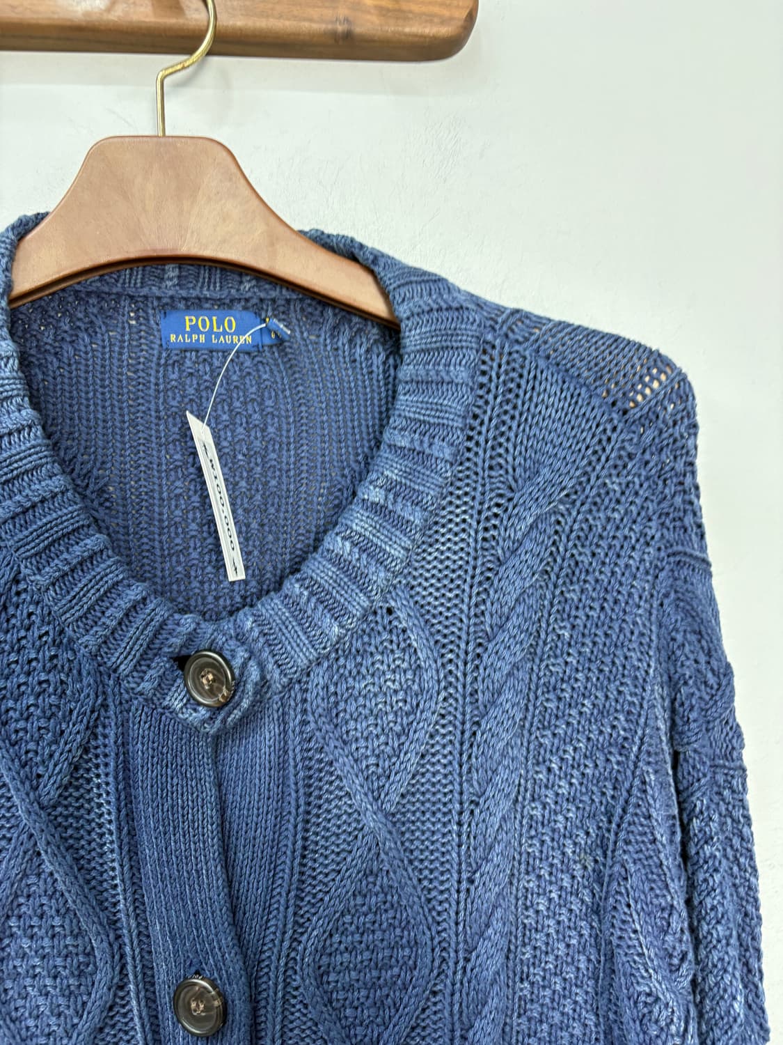 폴로랄프로렌 신형 아메카지 케이블 스웨터 재킷 A2429 상품이미지4