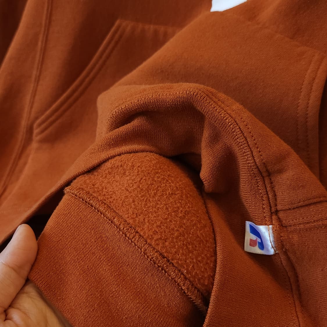 90s 러셀 후드 스웻셔츠 텍사스 빈티지 레터링 S 상품이미지9