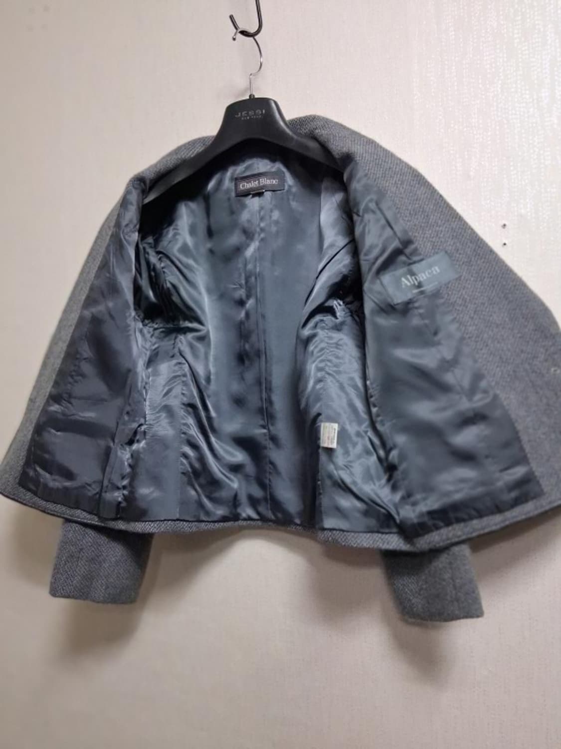 Chalet Blanc 일본빈티지 여성 순모모직숏쟈켓 여성55 상품이미지3