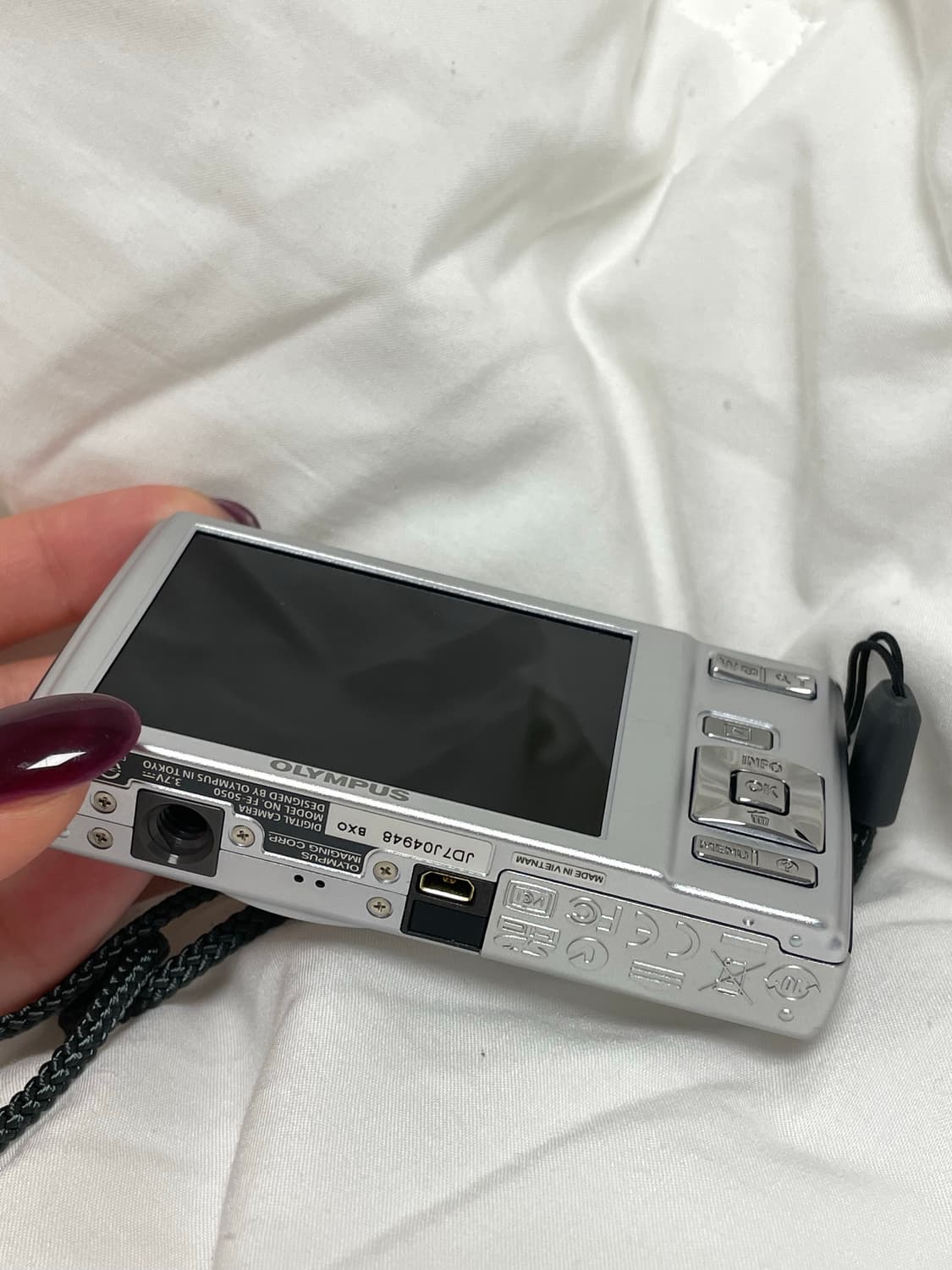 OLYMPUS FE-5050 올림푸스 디지털카메라 빈티지 디카 실버 상품이미지2