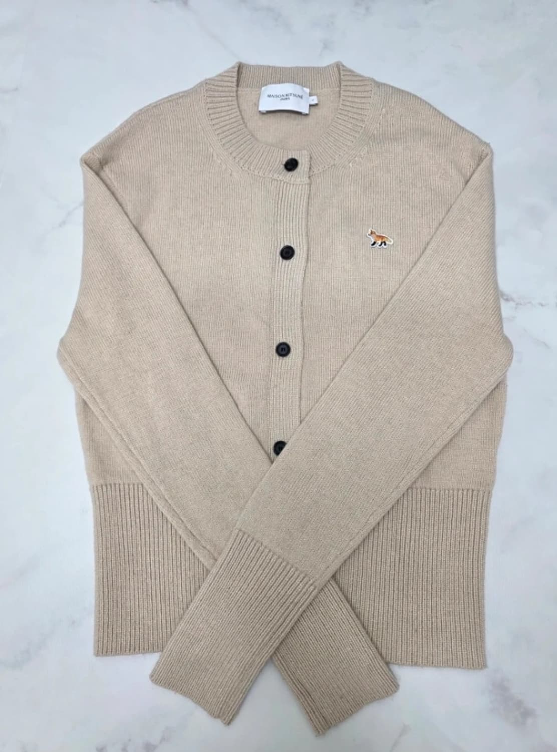 메종키츠네 폭스 패치 가디건 55 신상 상품이미지6