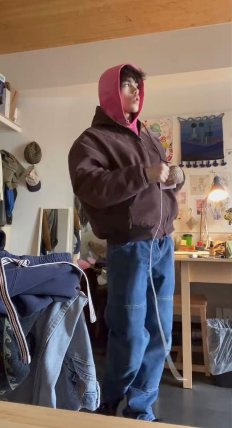 (XL) 칼하트 덕 액티브 후드자켓 J130 DKB 다크브라운 상품이미지10