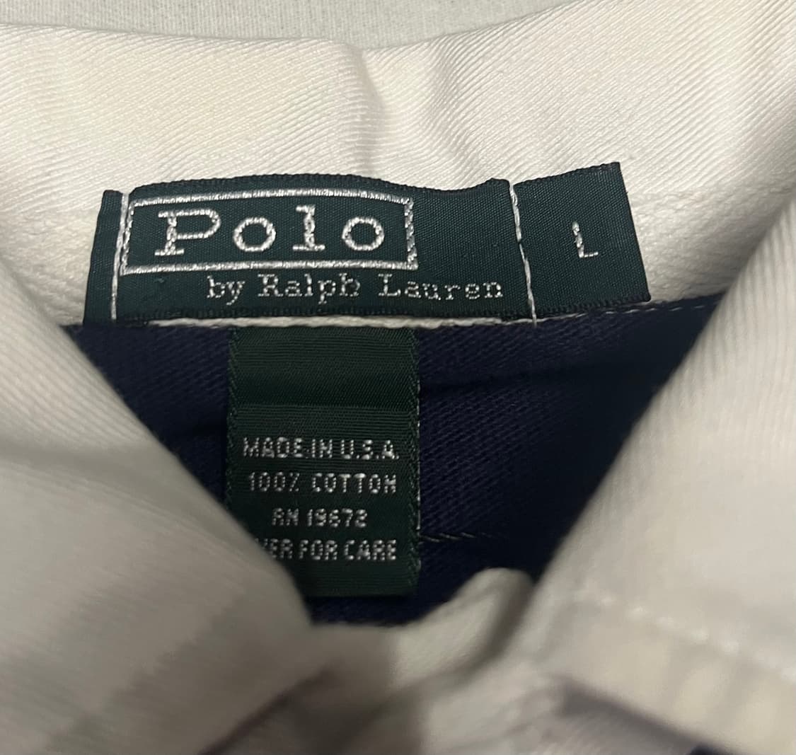 폴로 랄프로렌 럭비 셔츠 L 사이즈 상품이미지6