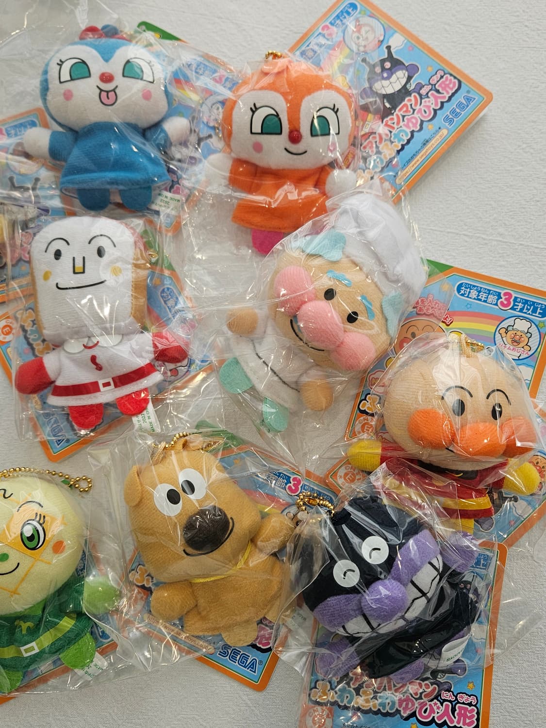 호빵맨 짤랑이 카레빵맨 버터누나 키링 상품이미지3