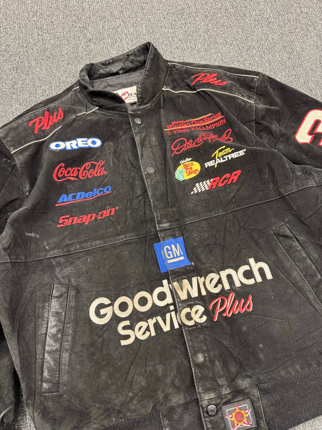 L)제프 해밀턴 빈티지 GM 굿렌치 서비스 플러스 레이싱 자켓 상품이미지3