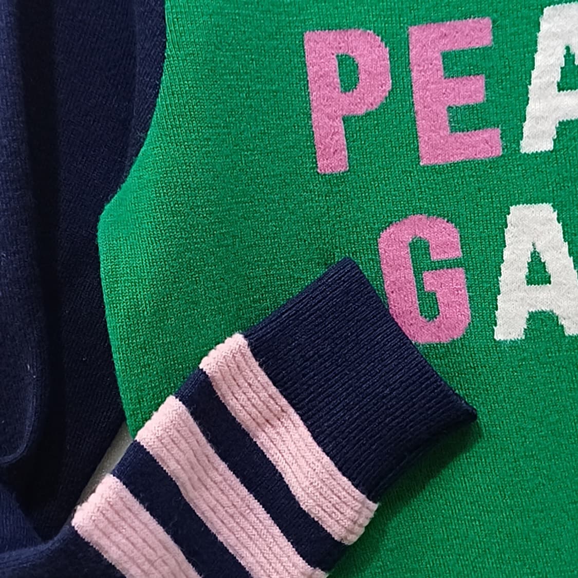 파리게이츠 골프 울 라운드 니트 여성 편한 XS 순모 사랑봉봉 상품이미지4