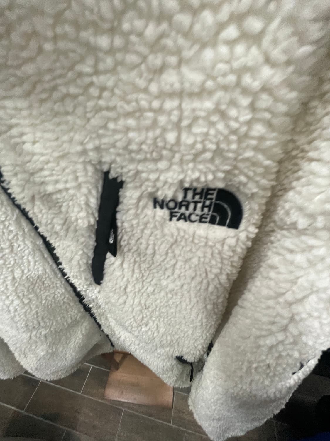 노스페이스 아이보리 뽀글이 플리스 자켓2xl 상품이미지3