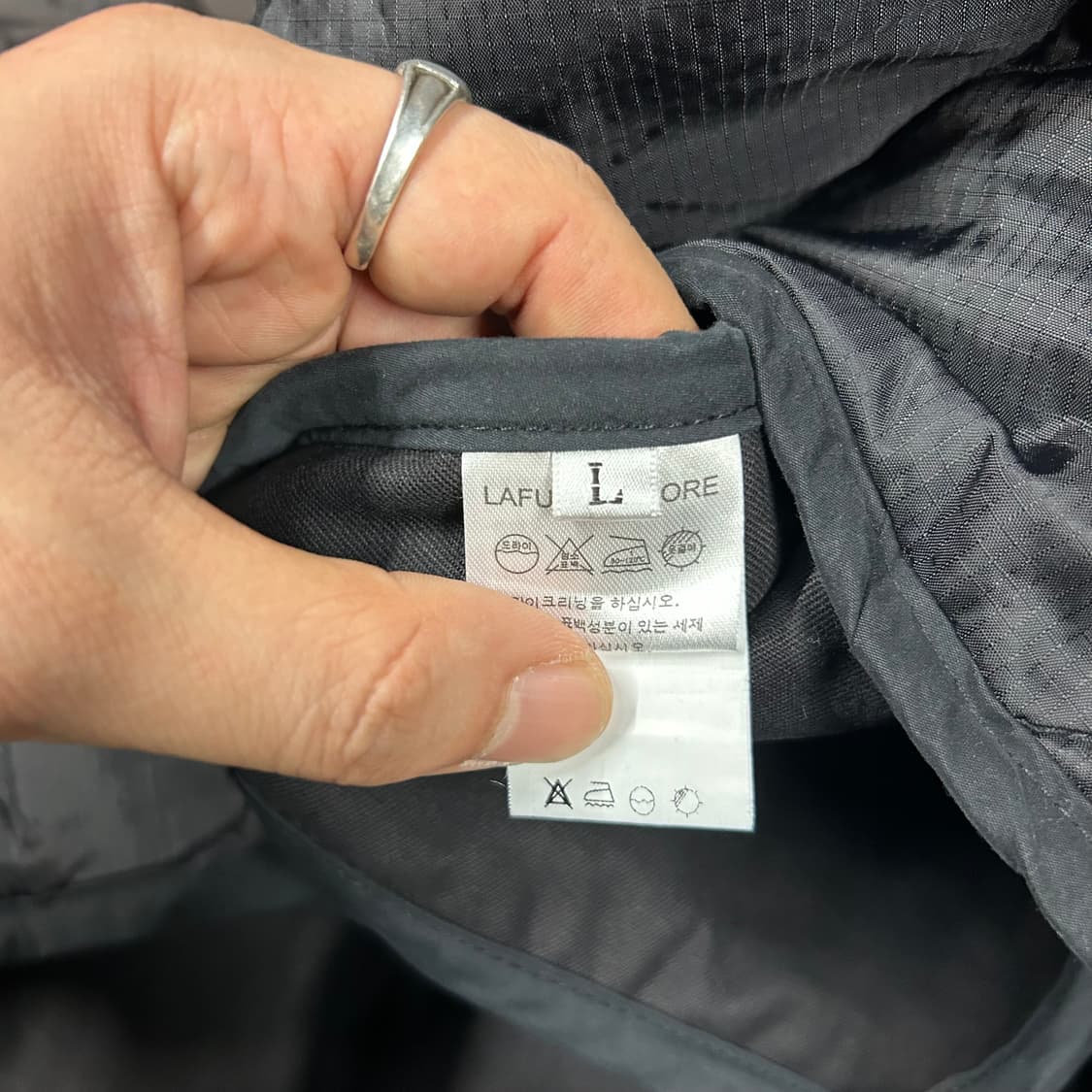 L) 라퍼지스토어 블랙 M65 피쉬테일 파카 내피포함 상품이미지6