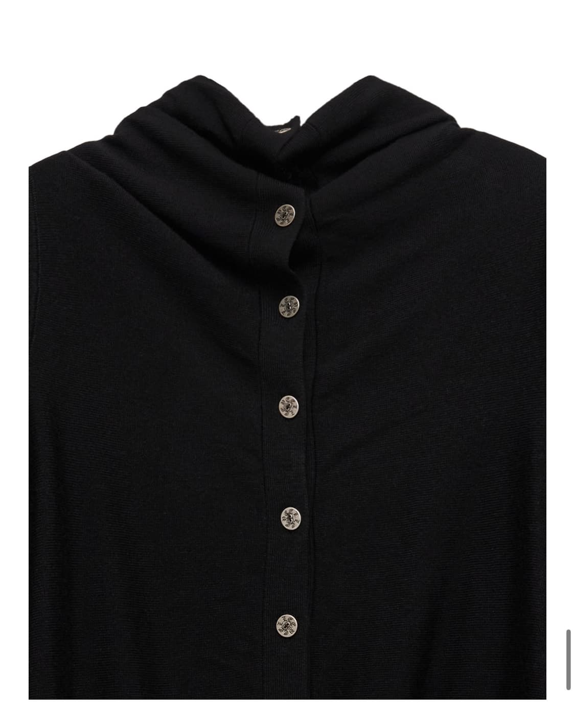 yeel 오픈 가디건 DRAPED BUTTON-DETAIL OPEN CA 상품이미지10