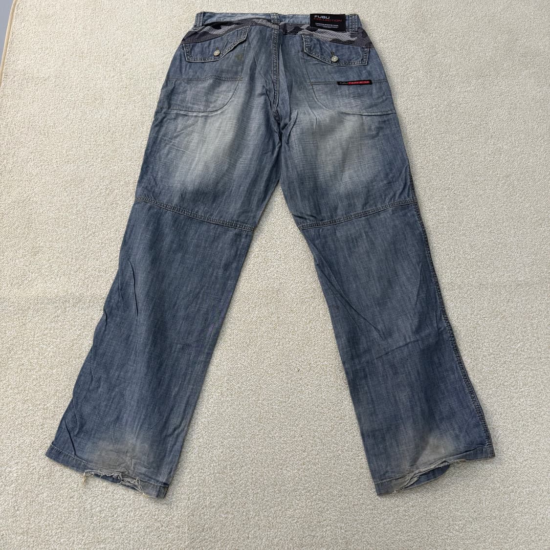 [86] FUBU 후부 올드스쿨 카모패턴 데님팬츠 0107T1 상품이미지3
