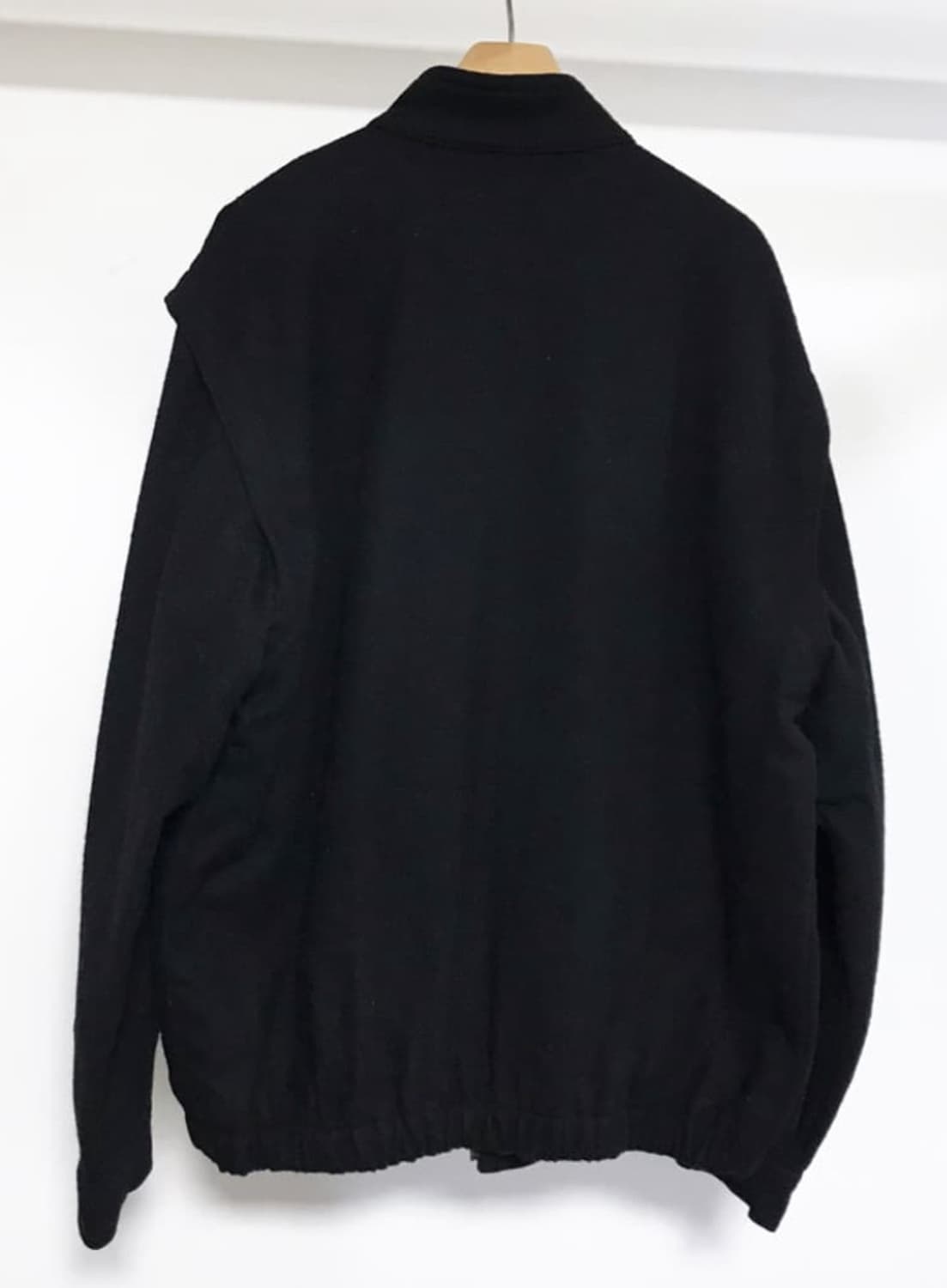 japan vintage 울 나일론 코치 블루종 상품이미지2