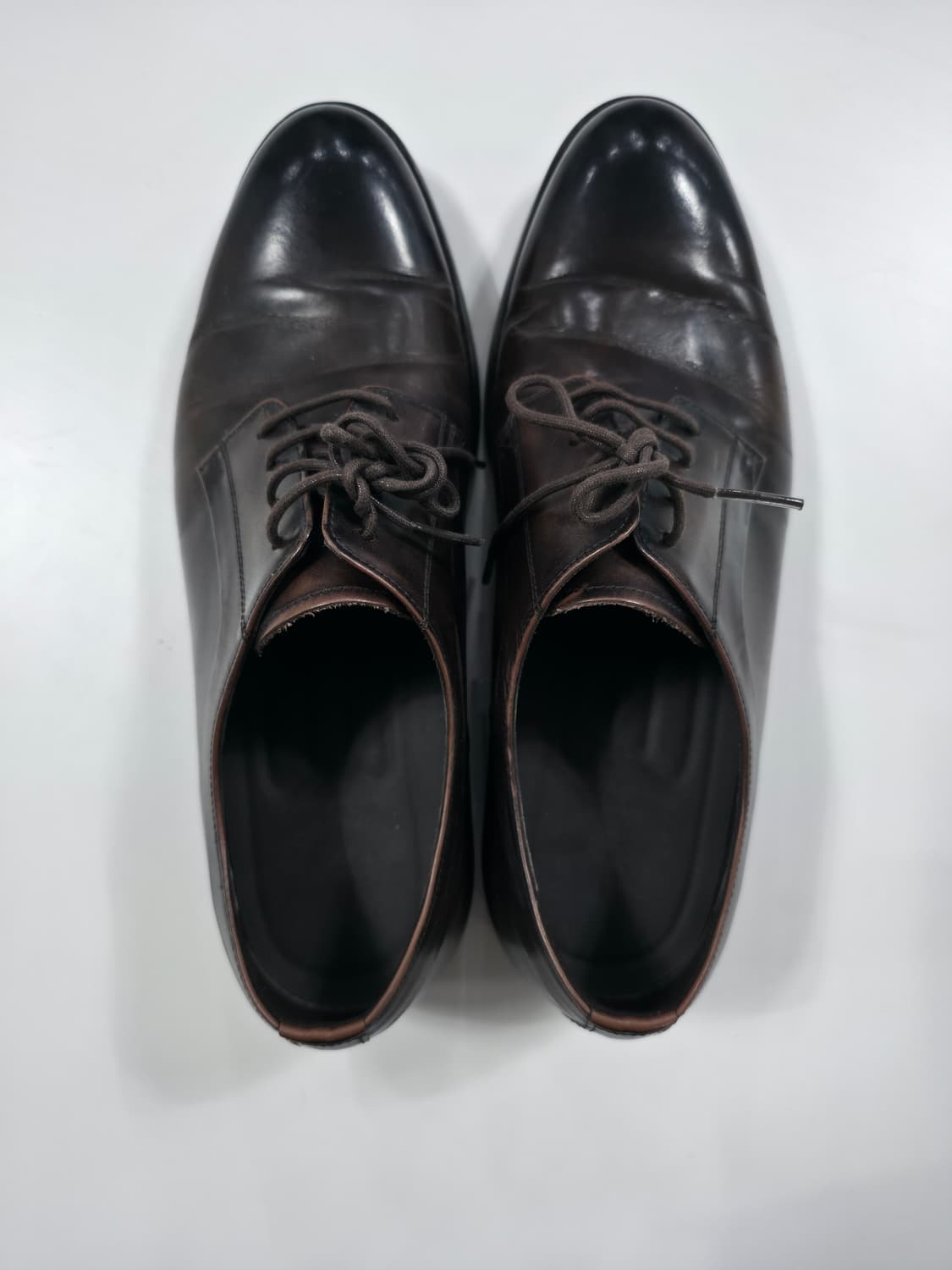 탠디 다크 브라운 레더 더비 슈즈 260 상품이미지5