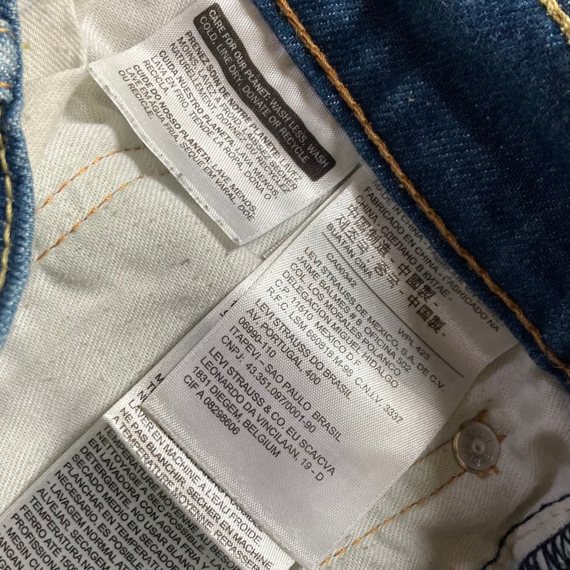 리바이스 511 데님팬츠 W32 L34 상품이미지5