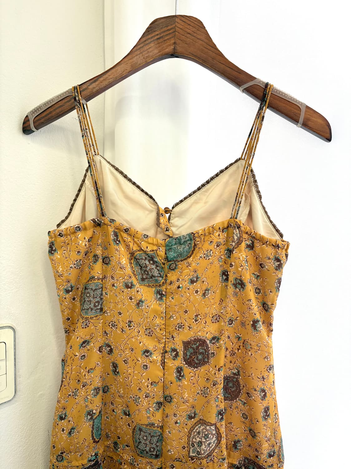 PIECE MONTEE 레이스 에스닉 페어리 히피 슬립 원피스  JPN 상품이미지5